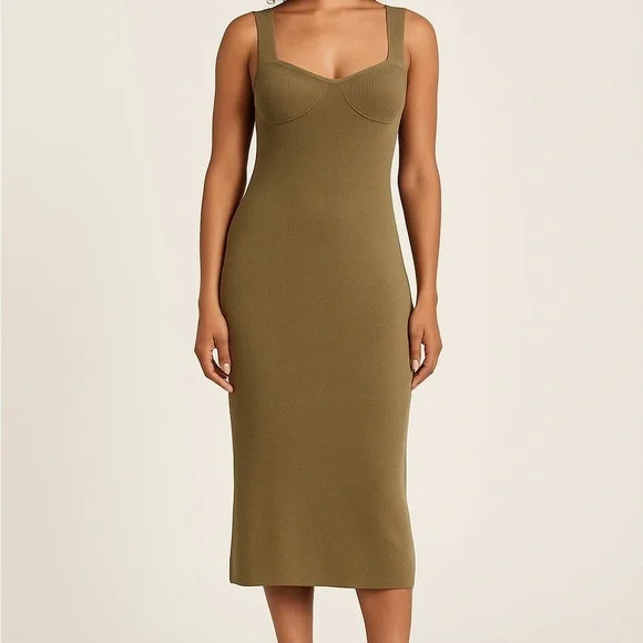 NWT The Drop Women's Sylvia Midi Sweater Dress Size Small (E3) - Picture 8 of 9